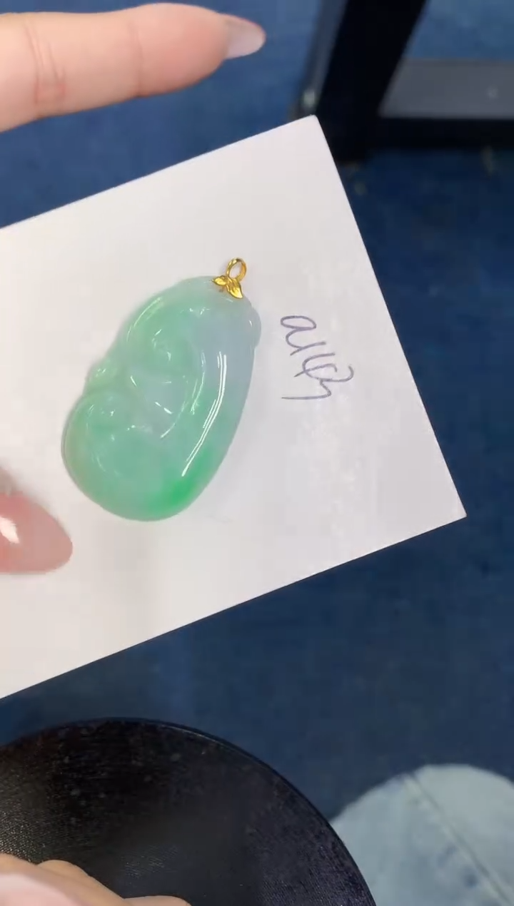 【闪购商品】翡翠颈饰18K金镶嵌000000000