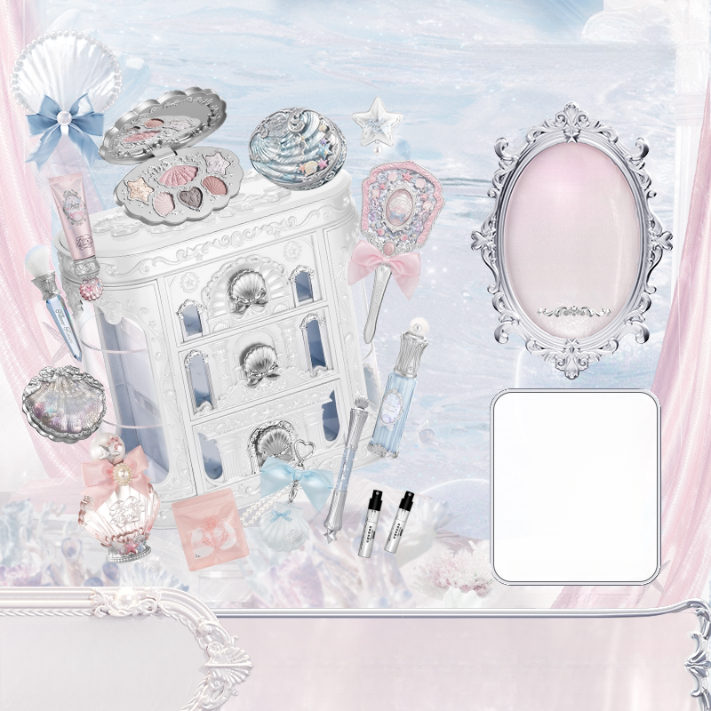 法国大牌正品【新品上市】贝壳珍珠allin礼盒化妆品彩妆套保湿套装