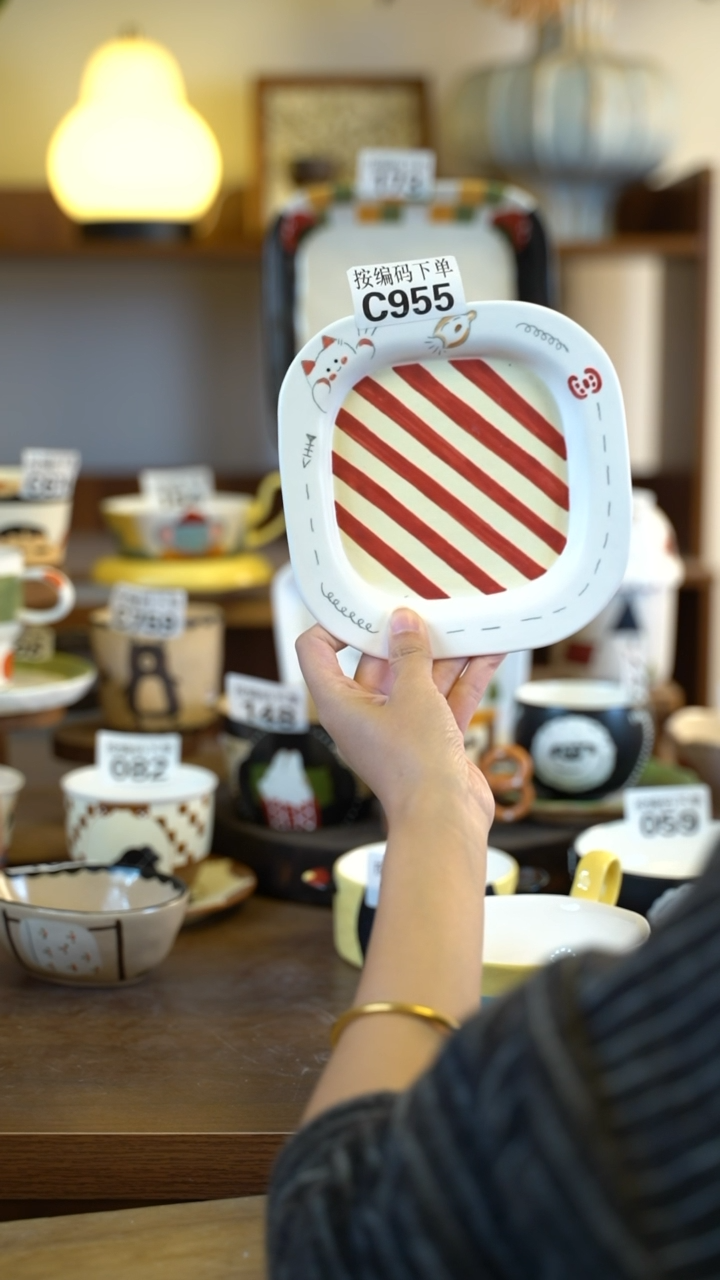 摆件陶C955 阿满屋手工手作陶瓷 