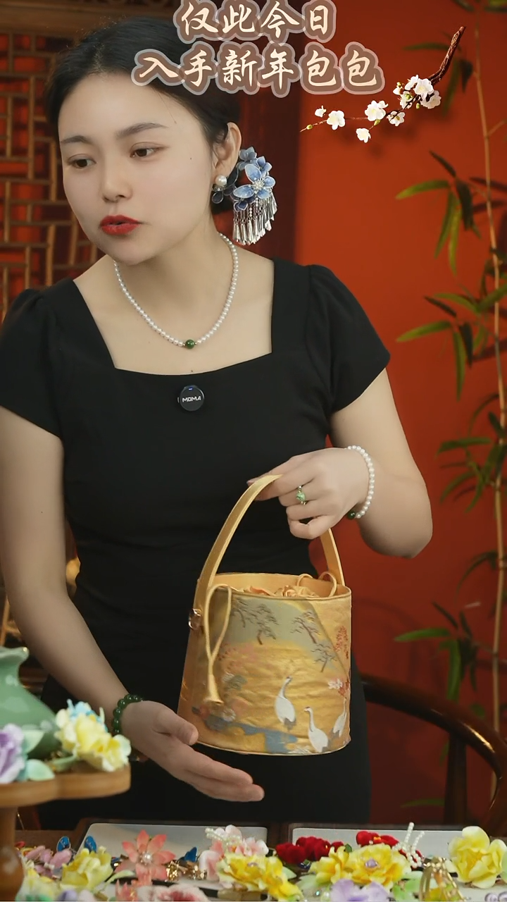 刺绣闪购纯手工非遗国风饰品