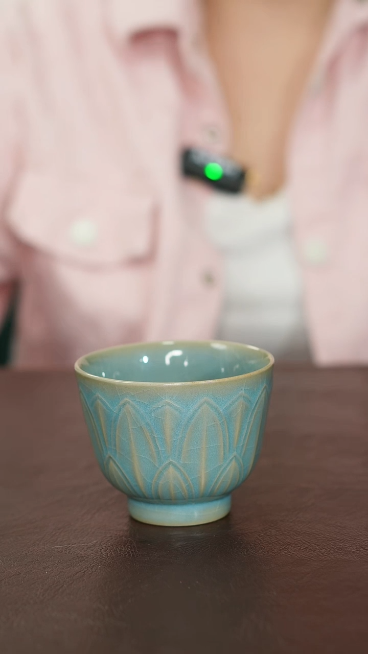 摆件原矿汝宋汝瓷466微瑕