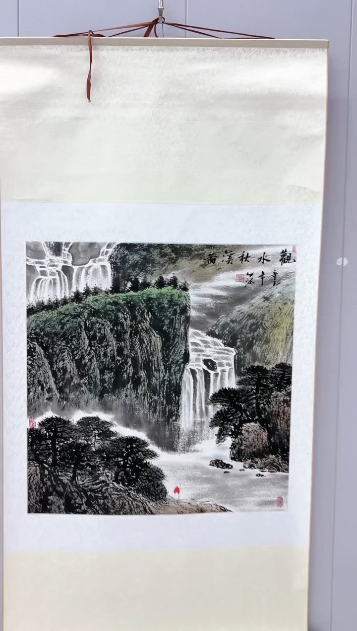 【闪购商品】绘画陈发源-4平尺-国画-红