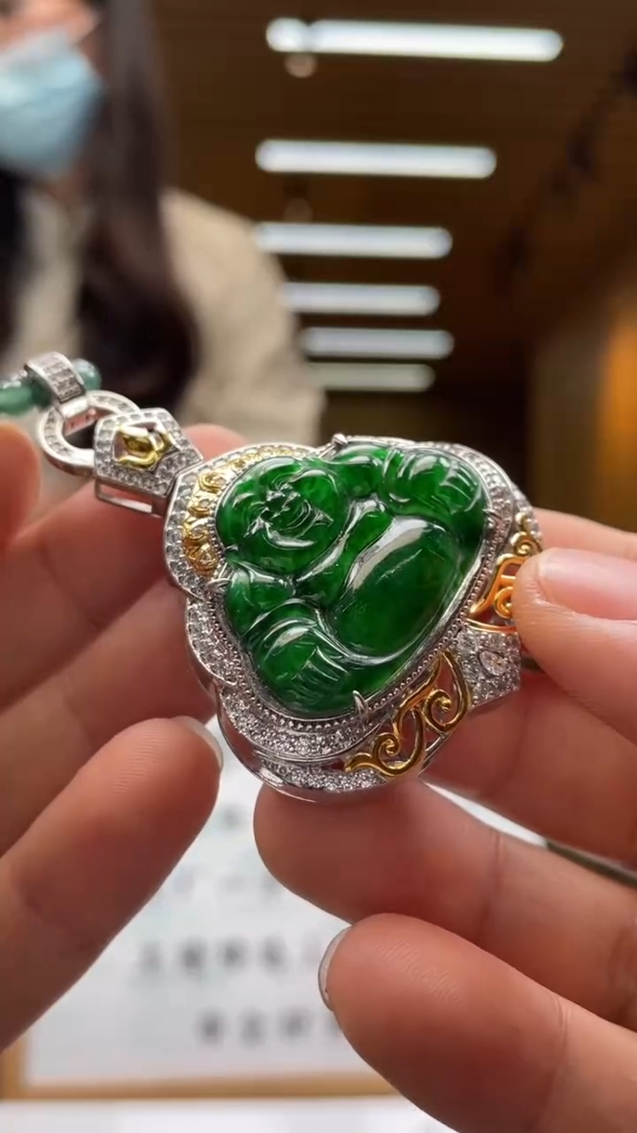 翡翠未镶嵌颈饰********166