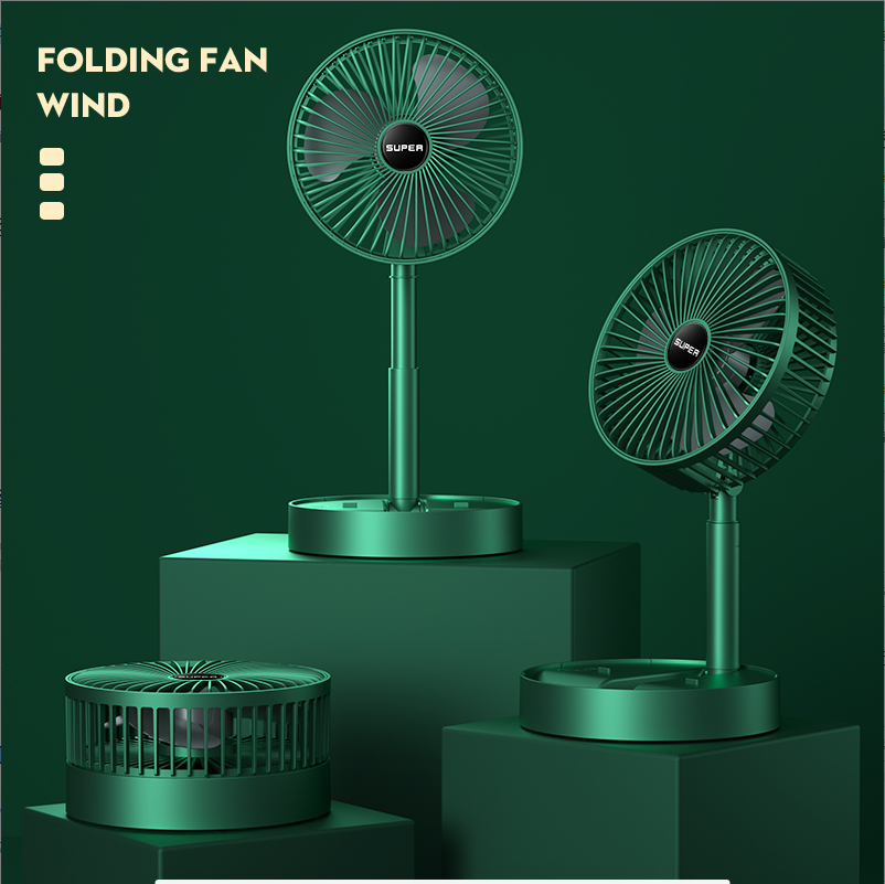 折叠伸缩风扇便携式小型风扇台式办公室桌面小风扇可伸缩可折叠
