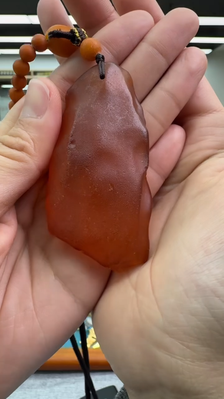 【闪购商品】琥珀颈饰未镶嵌秒拍号431