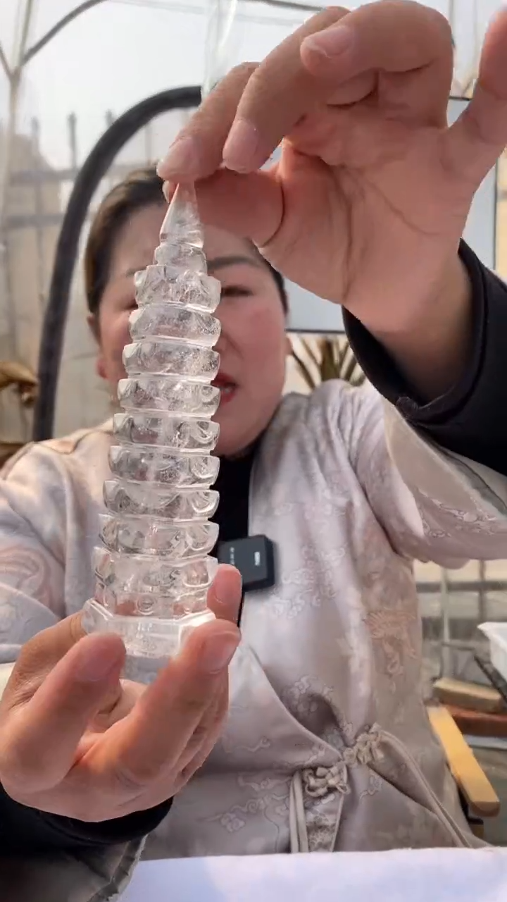 【闪购商品】水晶文昌塔未镶嵌白水晶文昌塔D739