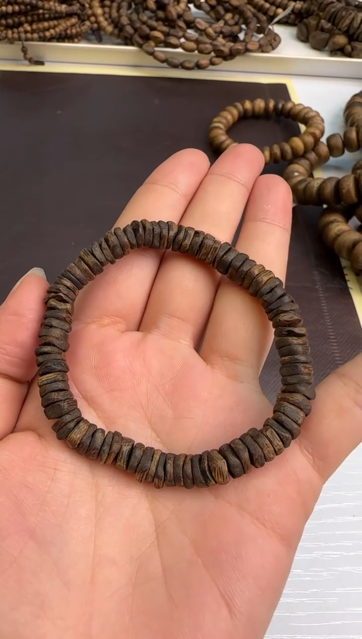 【闪购商品】沉香手串沉水级香港奇楠单圈7mm6g+
