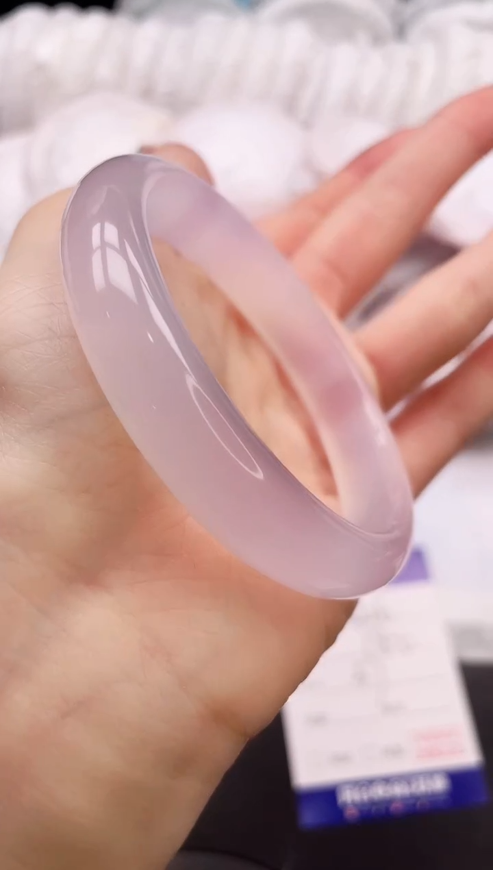 【闪购商品】石英质玉未镶嵌手镯14K426-57