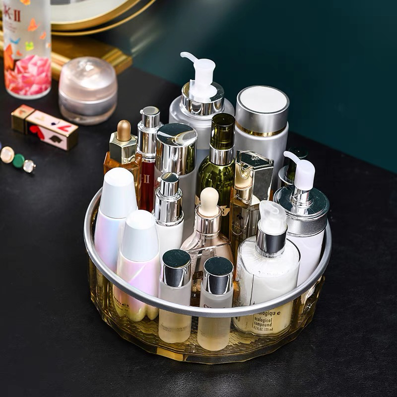 多功能家用旋转收纳盒直径30cm  颜色不挑