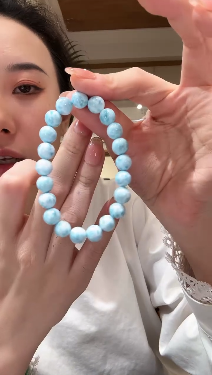 【闪购商品】针钠钙石（海纹石）颈饰未镶嵌国风