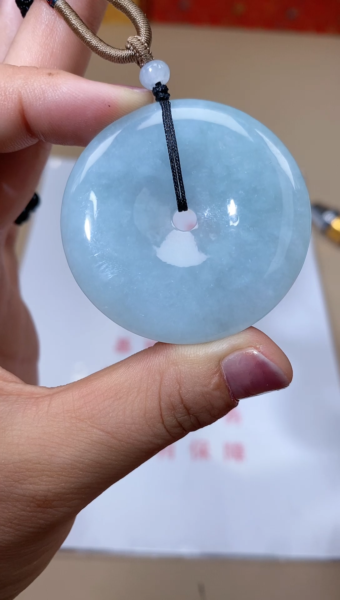 【闪购商品】翡翠颈饰未镶嵌天然A货翡翠