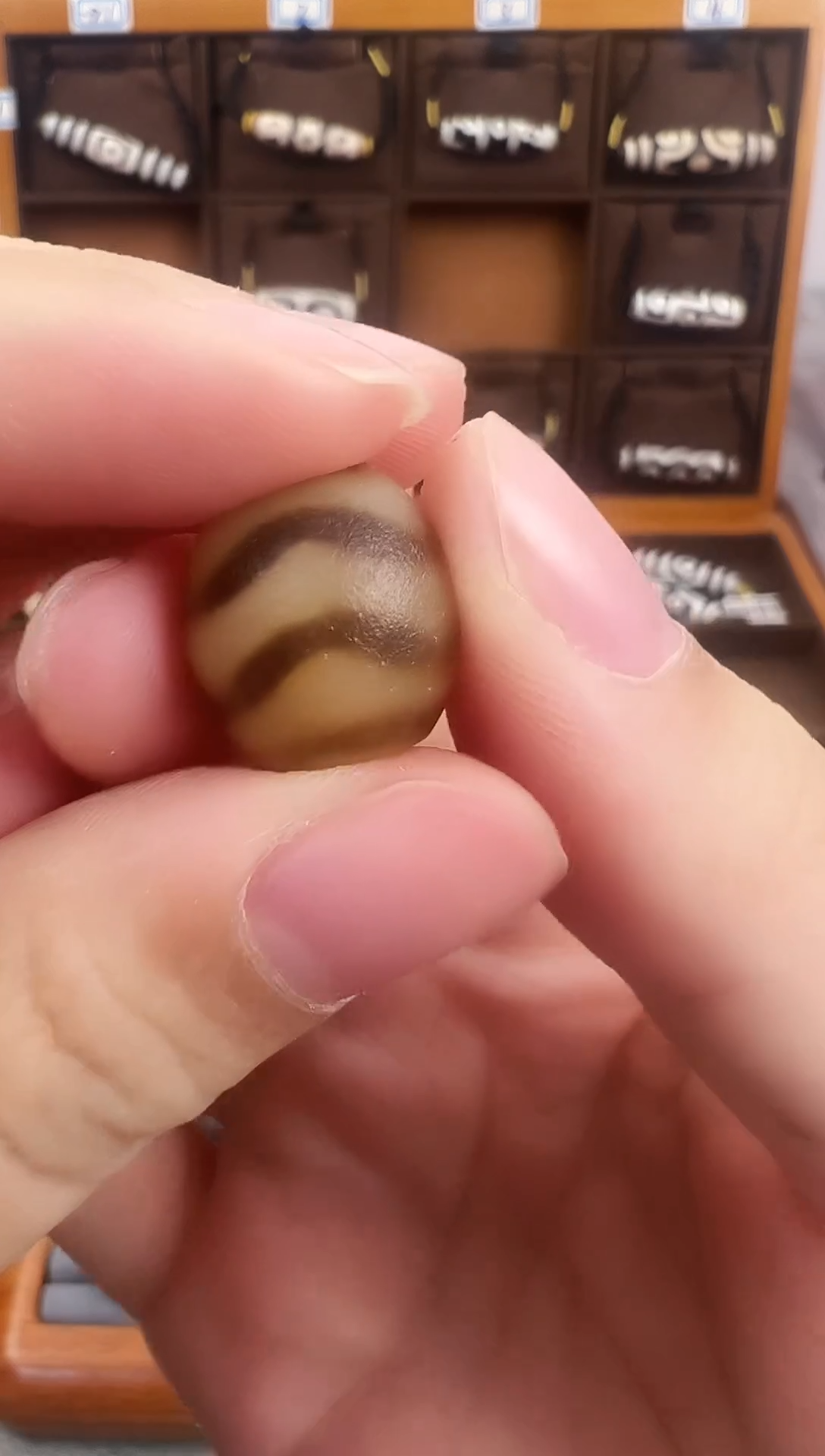 玛瑙/玉髓（覆膜）颈饰未镶嵌163.（微瑕）