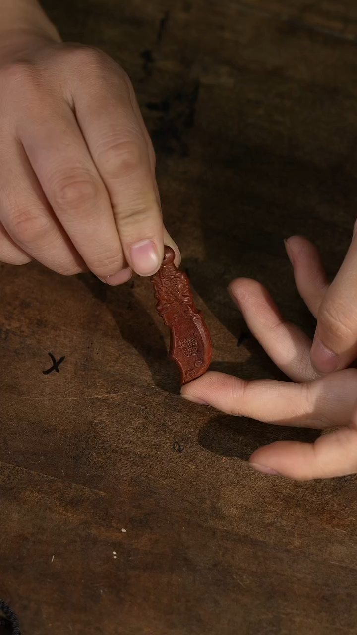 枣木都天雷火刀挂件