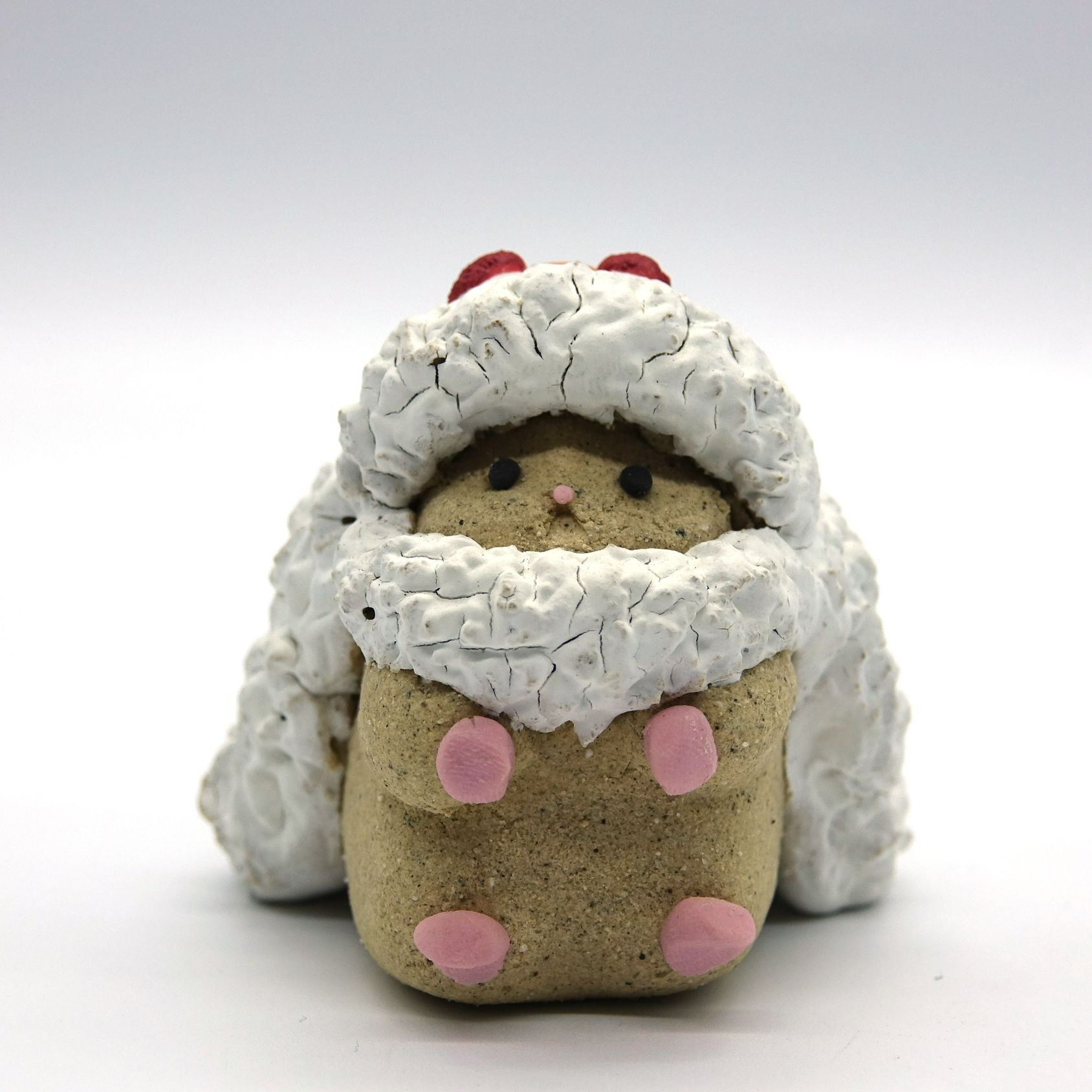 手作桌面创意陶瓷摆件 动物可爱