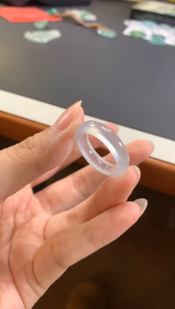 翡翠未镶嵌戒圈C654|49800