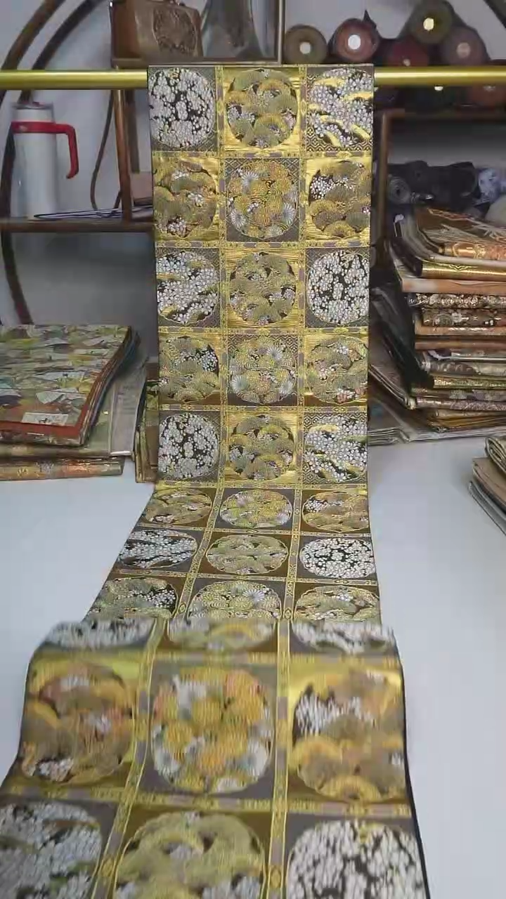 【闪购商品】织绣57西阵织六通团花