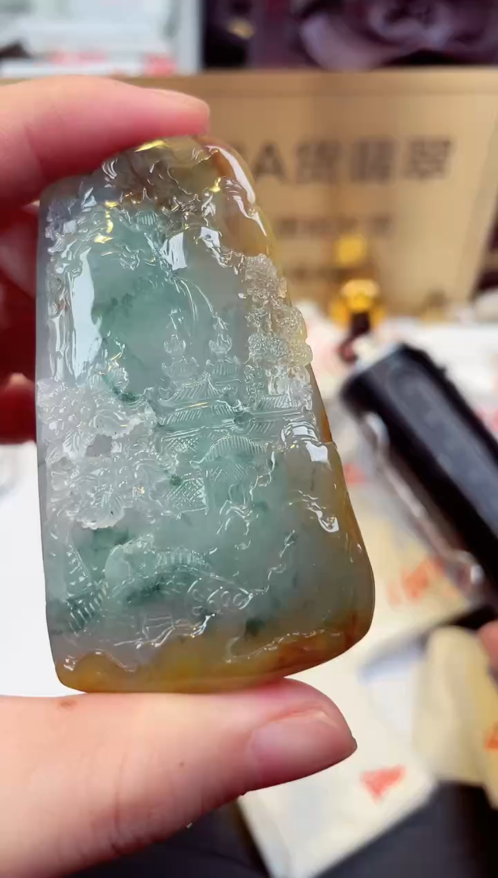 【闪购商品】翡翠颈饰未镶嵌天然缅甸翡翠A货