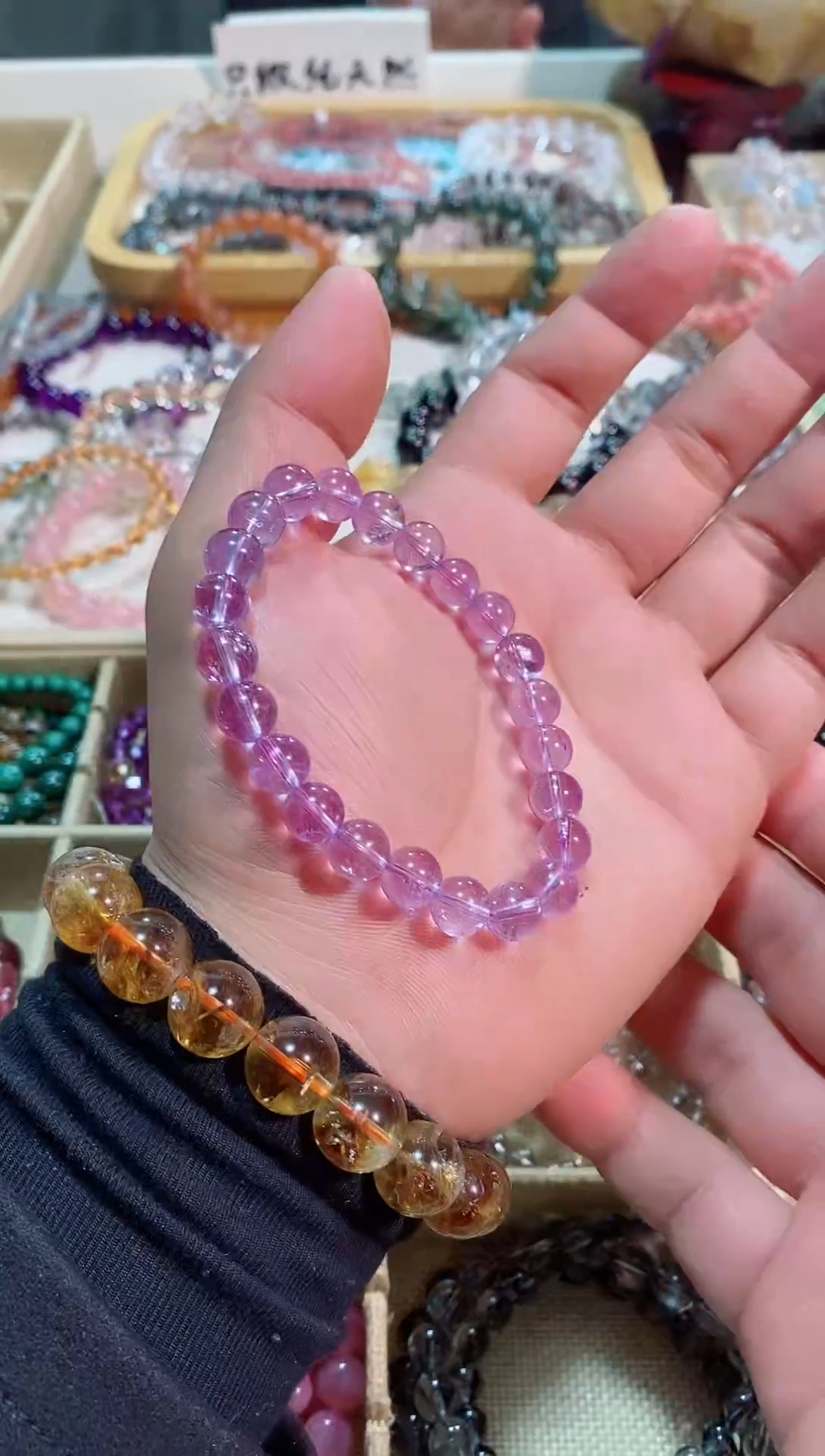 【闪购商品】紫晶手链未镶嵌玻利维亚紫水晶8m+  (多样性发其一）