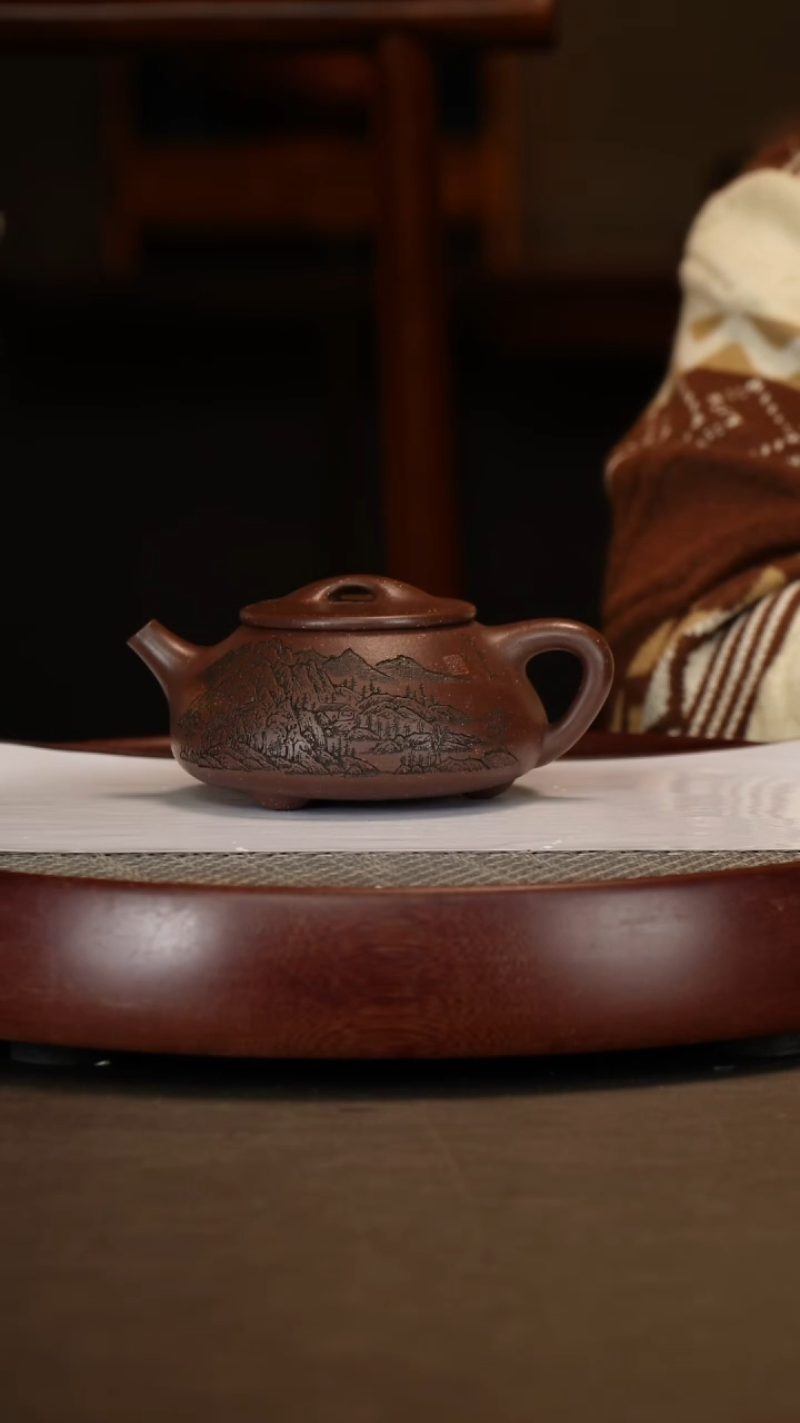 【闪购商品】紫砂茶壶景舟石瓢