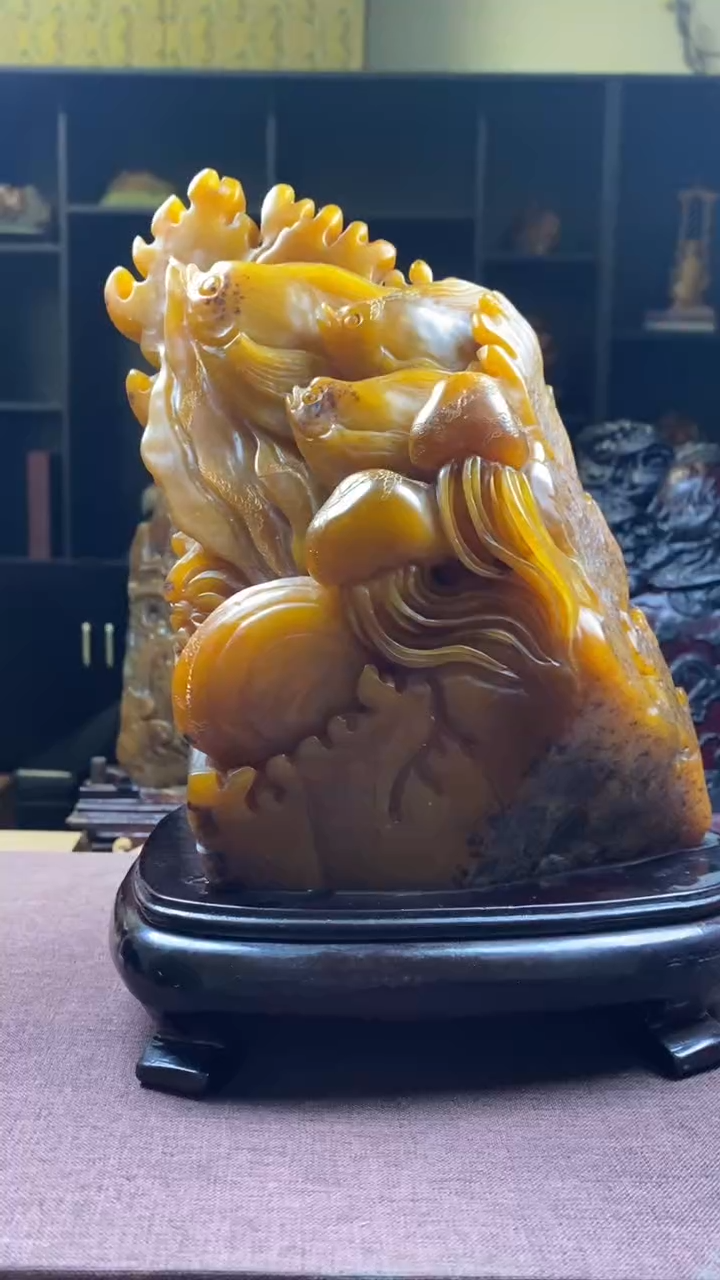 【闪购商品】寿山石印石田黄力争上游