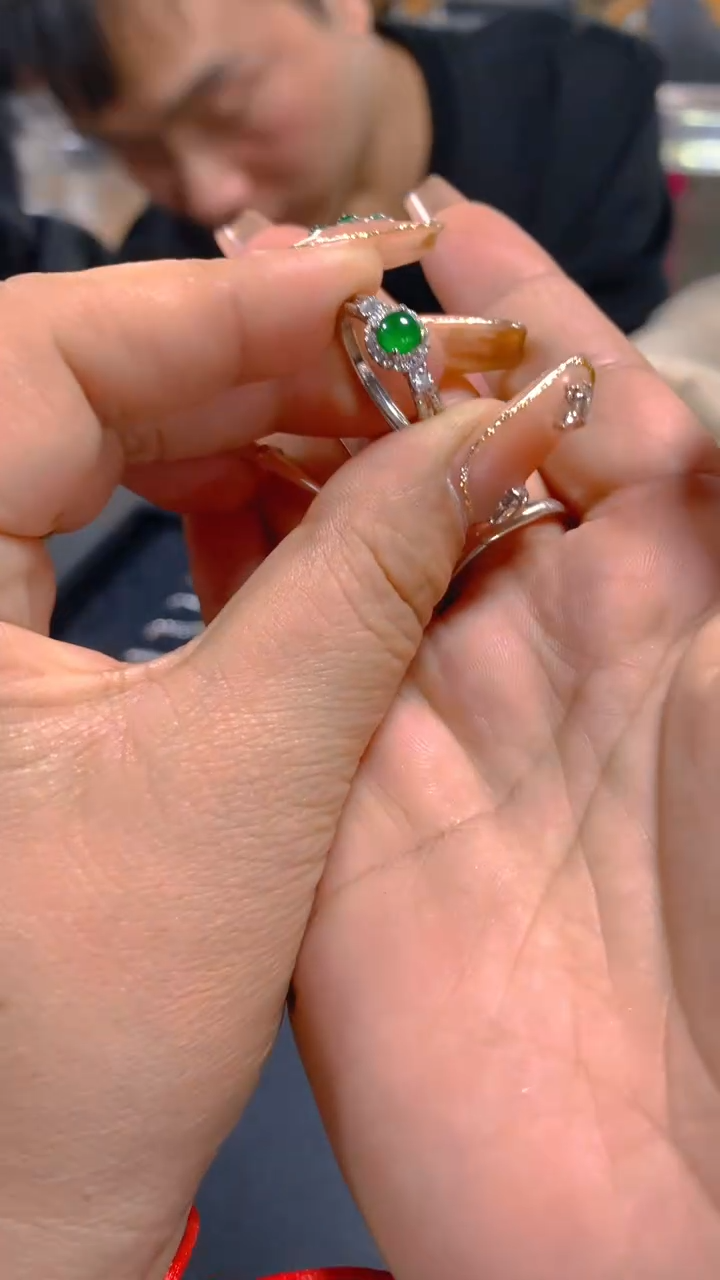 【闪购商品】翡翠戒指未镶嵌0347117781多样性发一