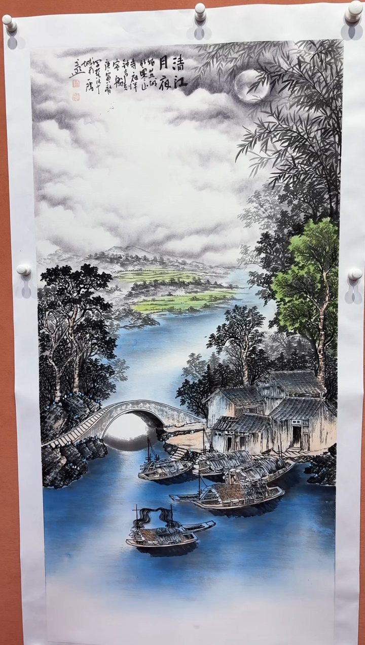 国画师立照老师国画作品