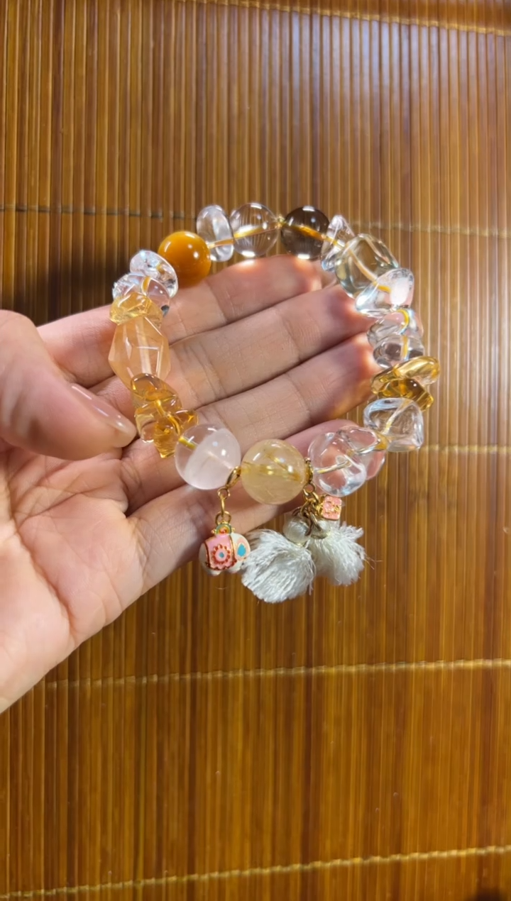 【闪购商品】石膏制品水水异形单圈手串 原创设计