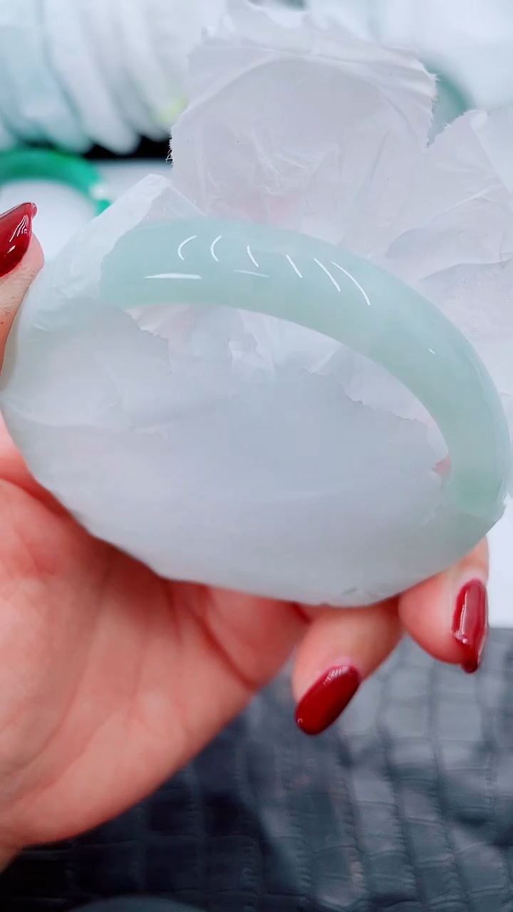 【闪购商品】石英质玉手镯未镶嵌S18-58/59