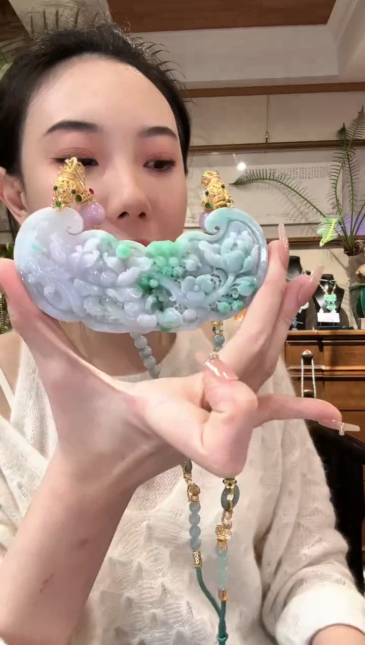 【闪购商品】翡翠颈饰未镶嵌国风