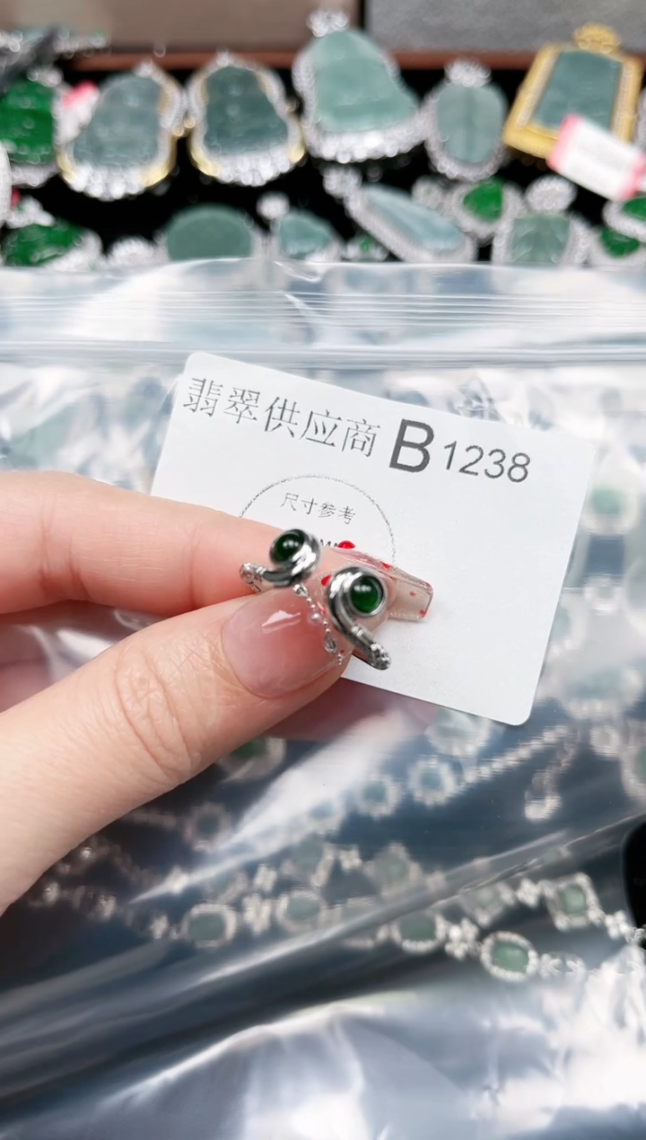 【闪购商品】翡翠颈饰未镶嵌1238赠皮绳