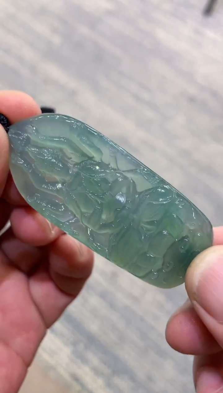 颈饰未镶嵌翡翠天然A货翡翠