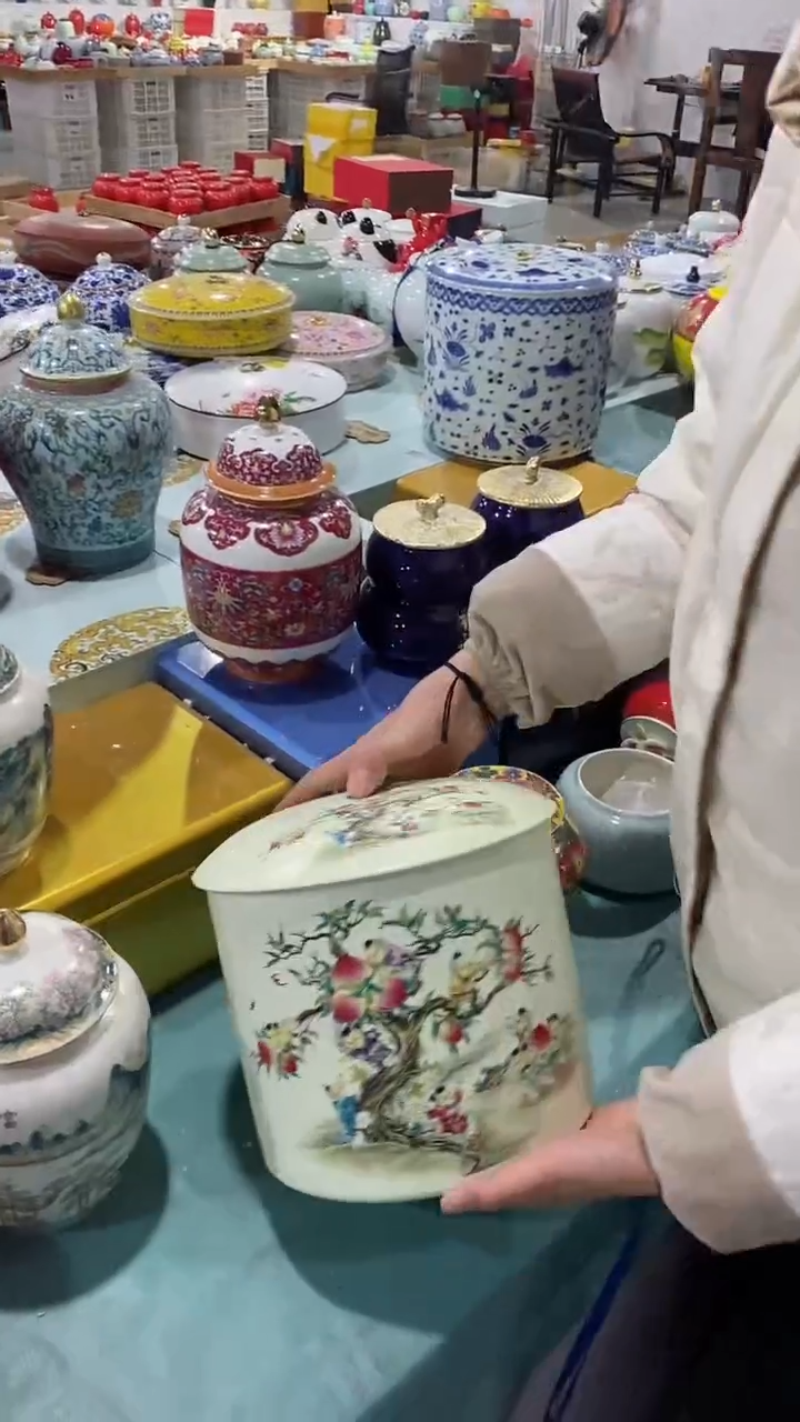 【闪购商品】罐陶瓷茶叶罐存茶罐密封罐