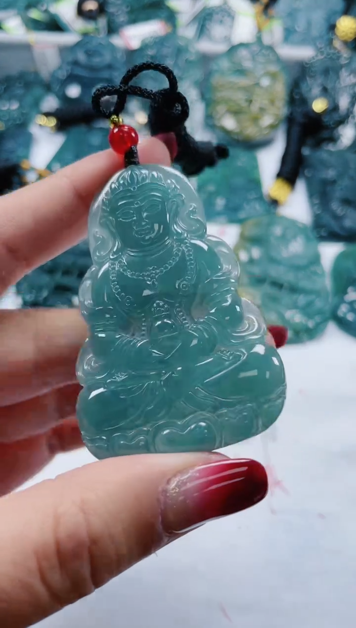 【闪购商品】翡翠颈饰未镶嵌多样性发货一件发货-度母