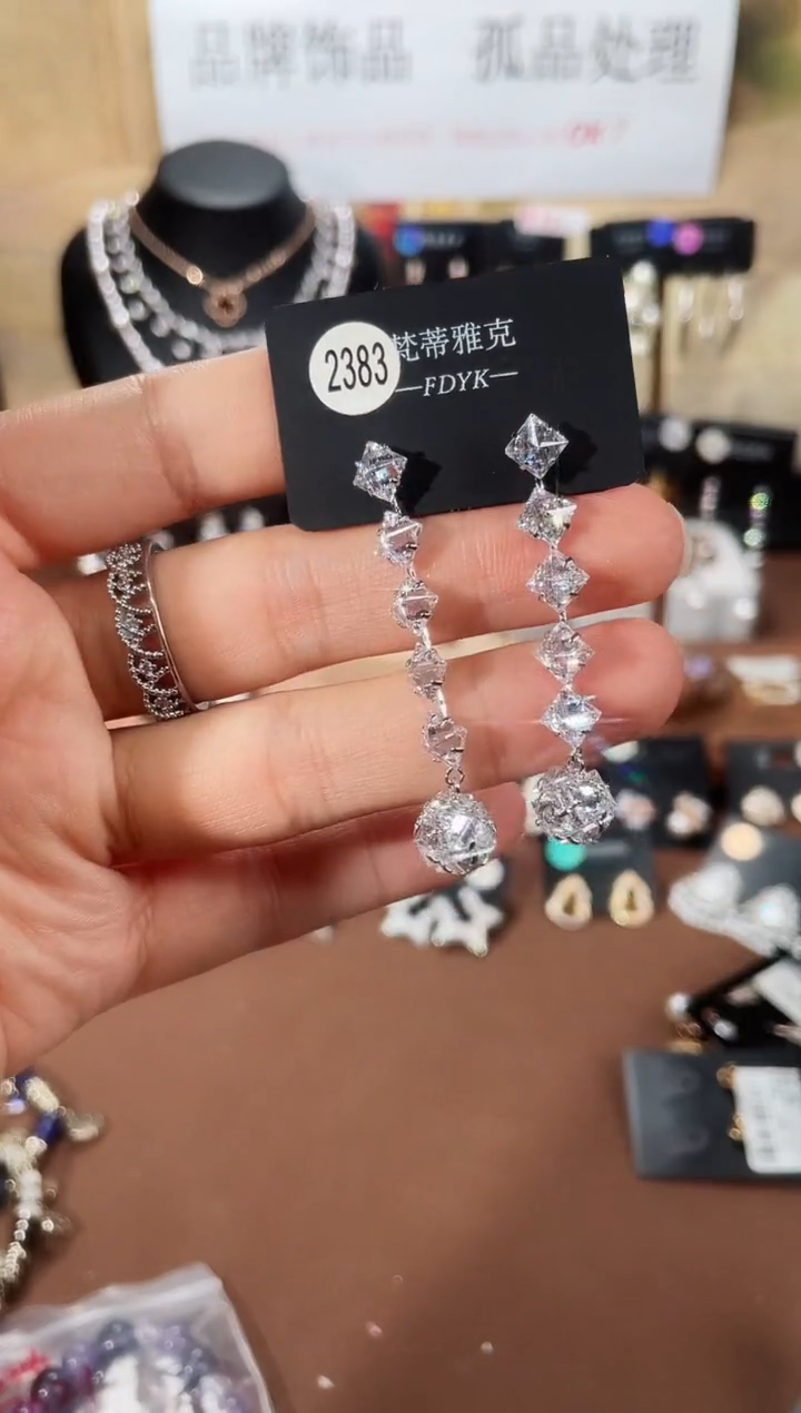 合金925银锆石梵2383