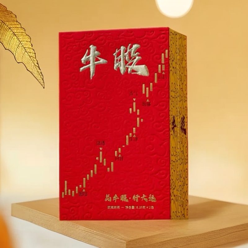 丹苑茶业 牛股 大红袍一盒 武夷岩茶