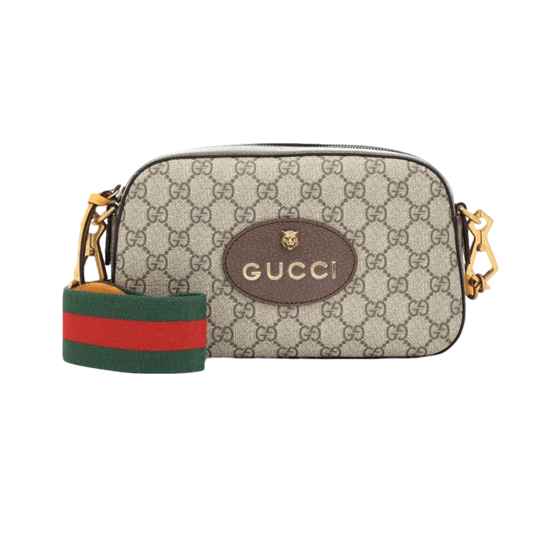 99新 GUCCI/古驰 古驰虎头相机包 