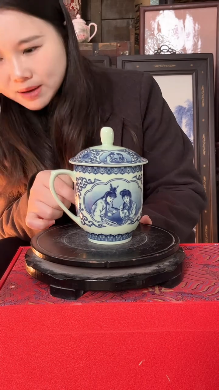 摆件陶景德镇陶瓷摆件M525