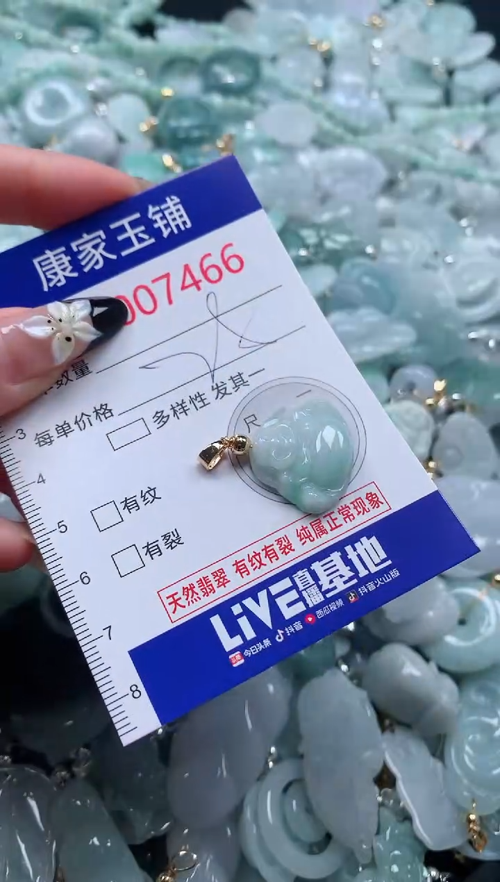 颈饰未镶嵌翡翠7466