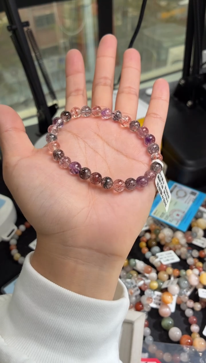 未镶嵌手链水晶128号多样性发一S 6+