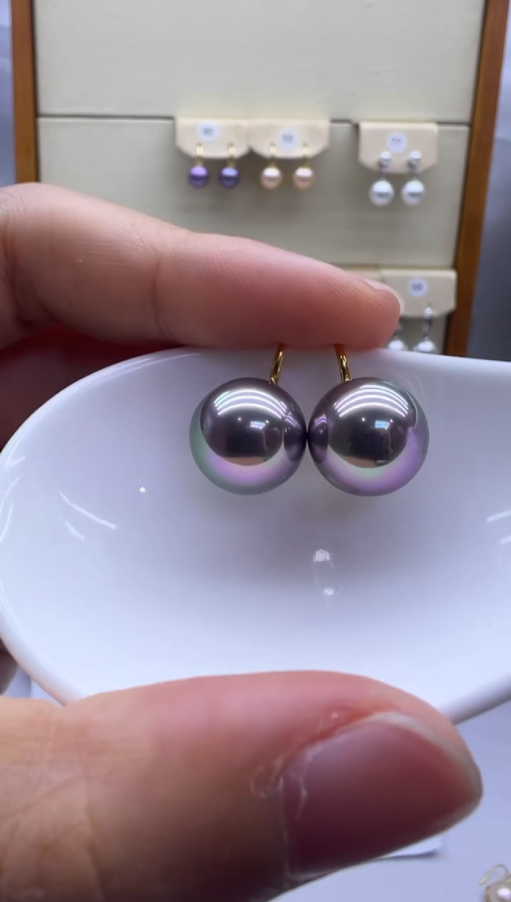 未镶嵌耳饰淡水珍珠0160