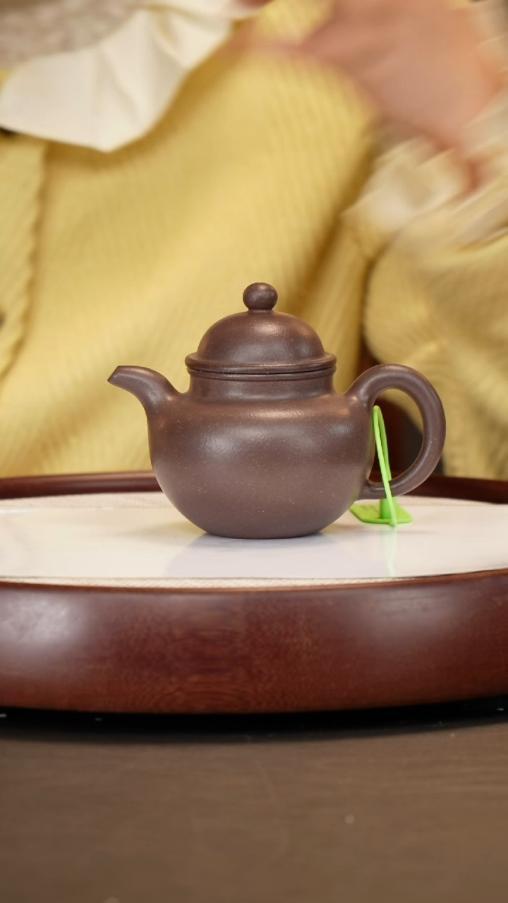 【闪购商品】紫砂茶壶【应亚林】天青掇球