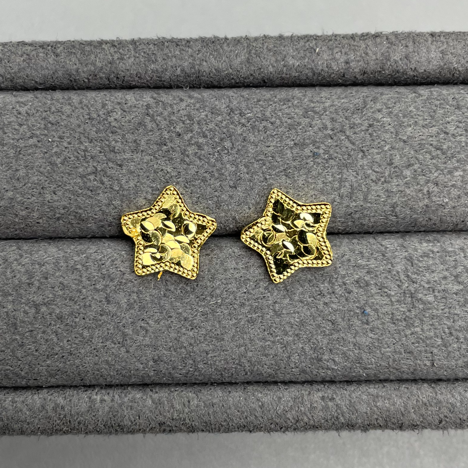足银耳饰 足银小星星耳钉