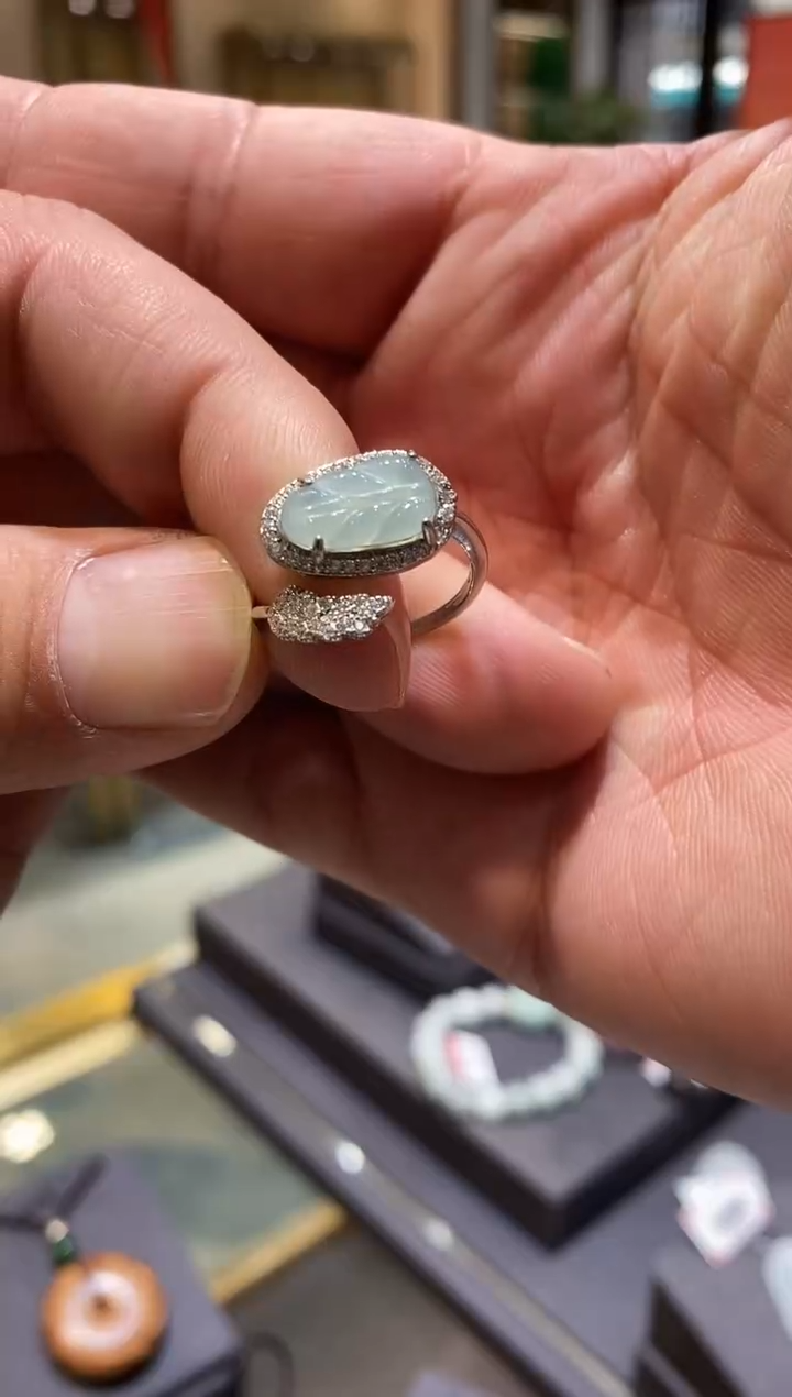 【闪购商品】翡翠戒指未镶嵌亏米福利