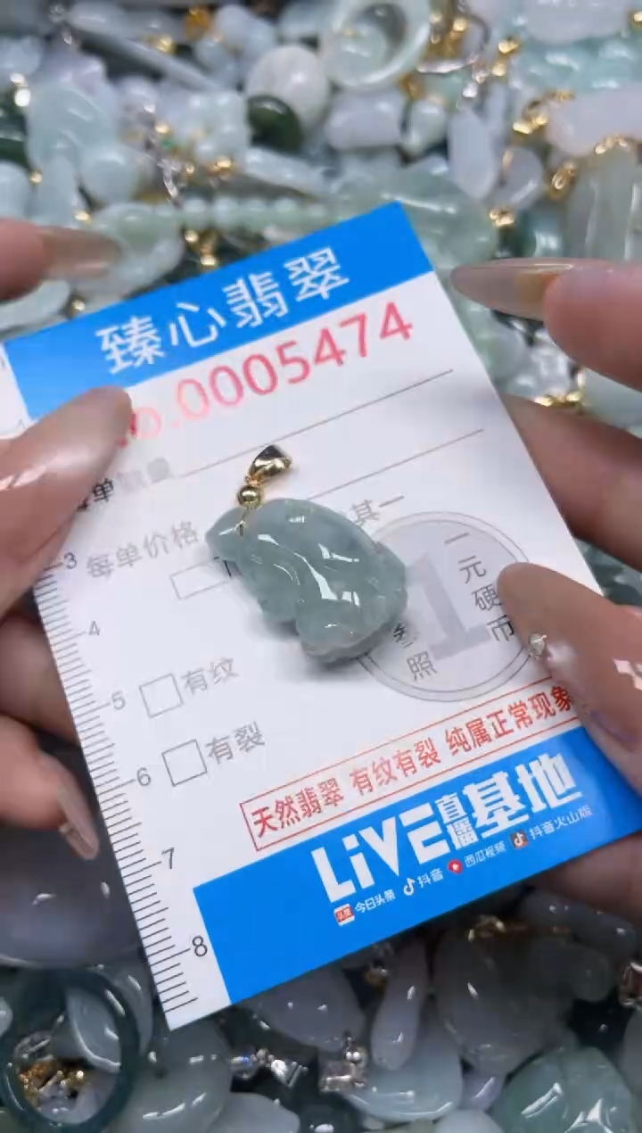 颈饰未镶嵌翡翠5477