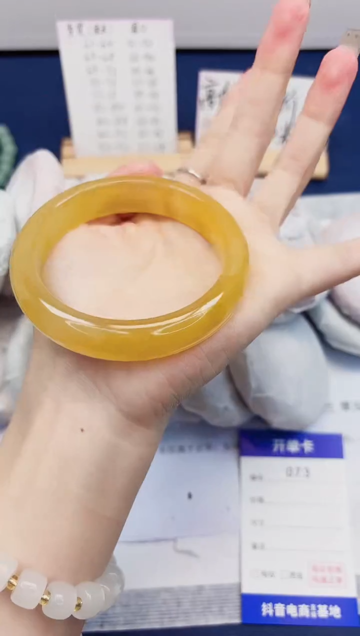 【闪购商品】石英质玉手镯未镶嵌73-财气镯-圈口61