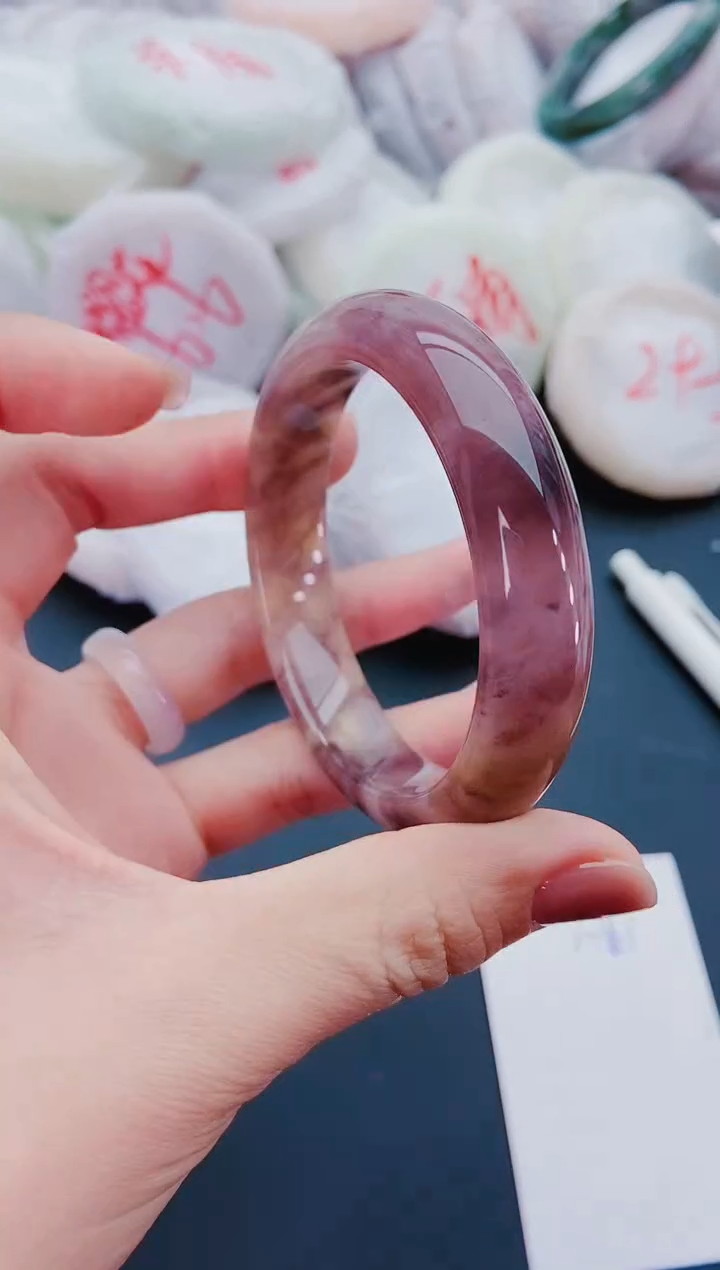 未镶嵌手镯石英质玉M81-57-58