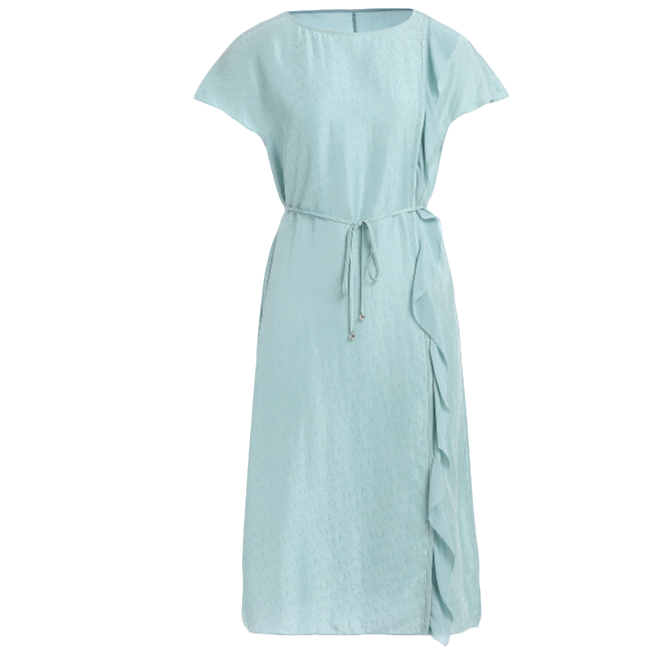 L·W/画而诗圆领套头连衣裙LBB65099S