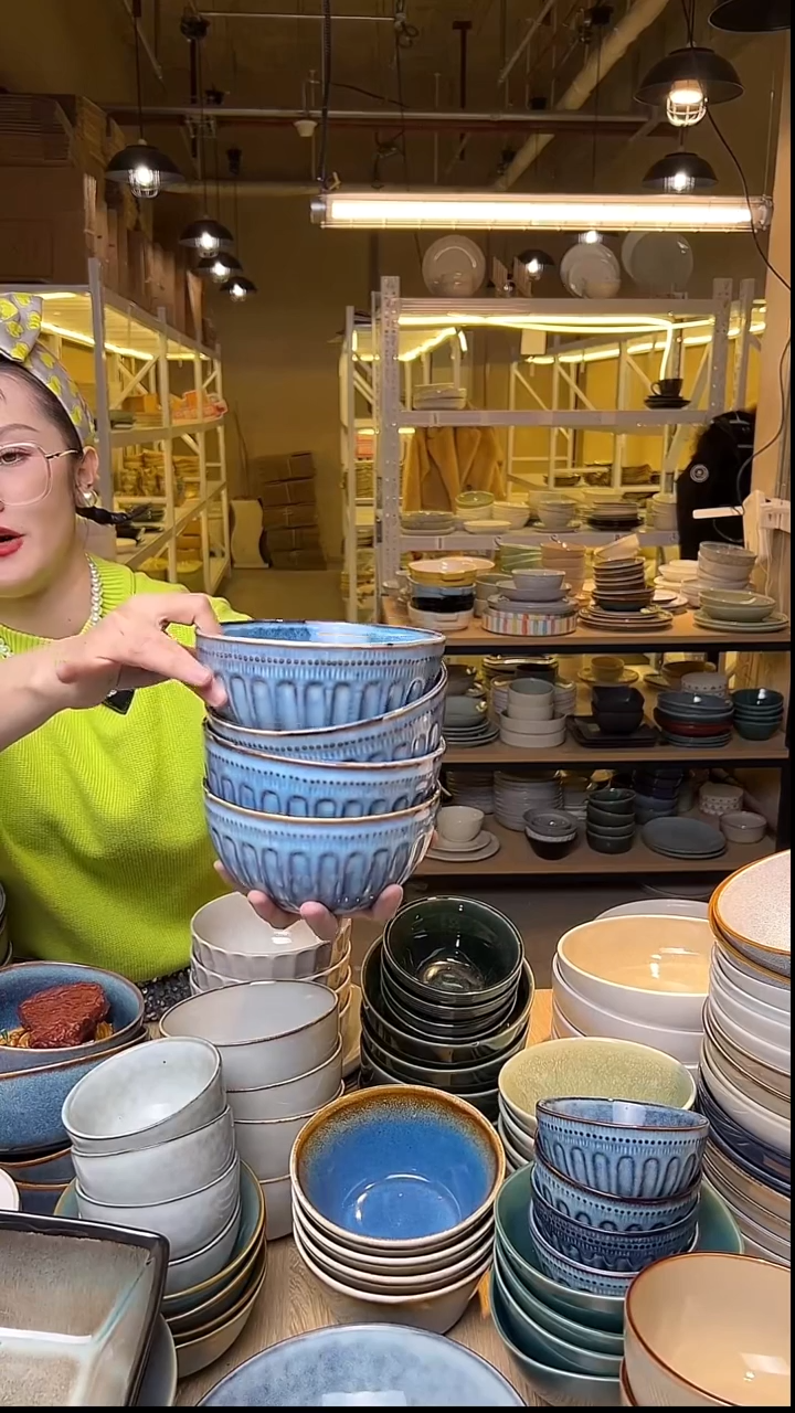 瓷246外贸尾货窑变釉下彩默认瑕疵