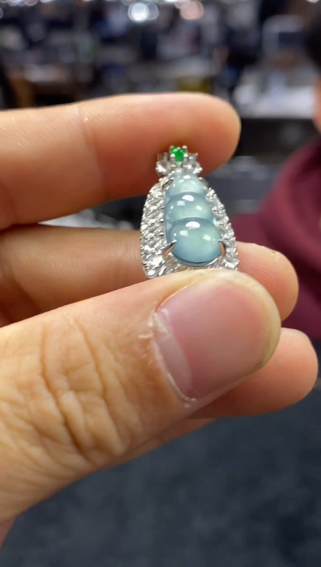 【闪购商品】翡翠颈饰未镶嵌天然翡翠A货12