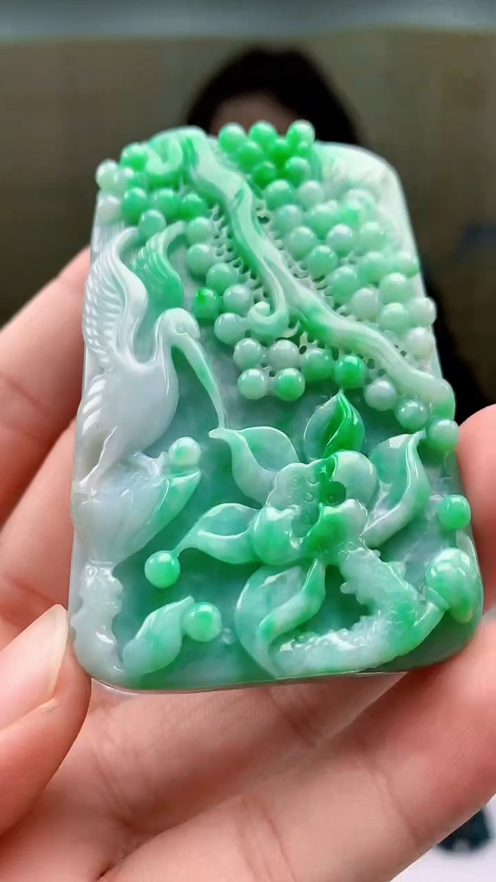 【闪购商品】定制翡翠未镶嵌4829bb-毛货挂件83